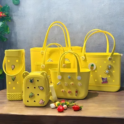 EVA Beach Bag Sets - Rubber Bag Waterproof Hand Bag