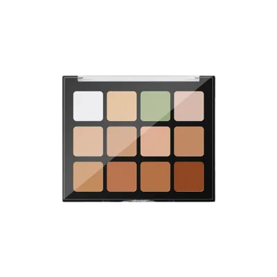 High Quality 12-Color Concealer Palette for Face Long-Lasting Non-Removing Brightening Spots Contouring and Makeup