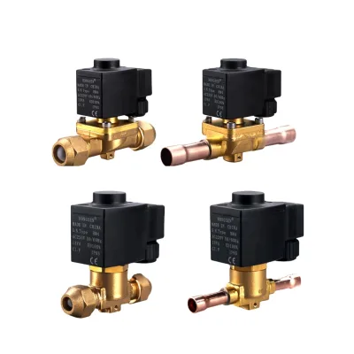 HONGSEN High-Quality SV Solenoid Valve for Refrigeration HCFC HFC and Related Medium Viscosity <=2 E Lubricant Oil