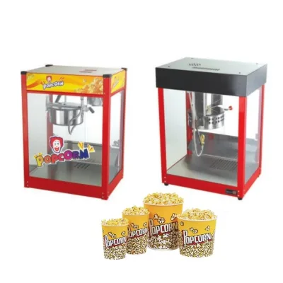 Automatic Cheap Pop Corn High Quality lpg Gas Popcorn Puff Make Machine Maker Gas Operated Heating 12v Commercial Popper Small