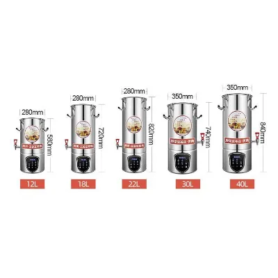 Commercial Soybean Milk Machine,Soymilk Maker Full Automatic Heating, Slurry Separation, Large Capacity Refiner