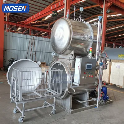 Horizontal Water Immersion Retort Machine Food Autoclaves Sterilizers for Pouched Food Sterilization