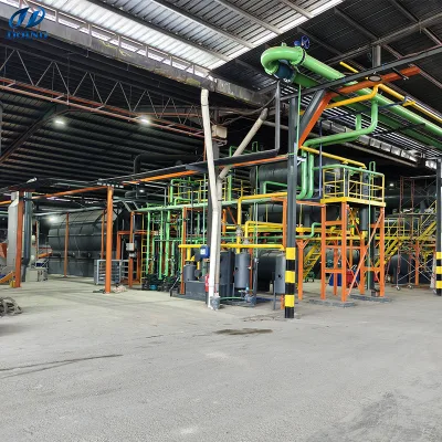 5-10TPD Waste Plastic PP PE HDPE Pyrolysis Plant Continuous Plant Oil Yield Carbon Black Recovery with CE ISO