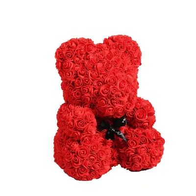2024 Valentine's Day & Mother's Day Gift Idea Rose Teddy Bear with Every Flower for Anniversaries and Women