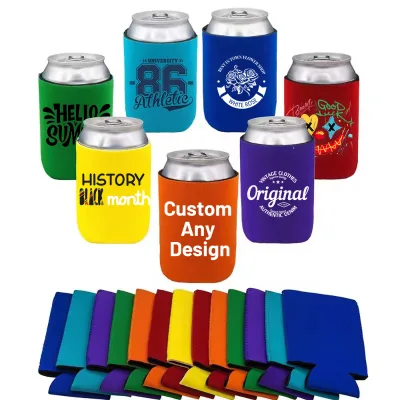 Oem Custom Design Coozy for Cans Bottle Sleeve,Universal Beer Neoprene Insulated Can Cooler Sublimation