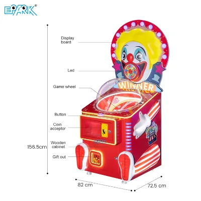 Happy Winner Candy Prize Game Machine Coin Operated Lollipop Arcade Machine for Entertainment Center