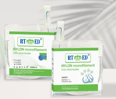 RTMED Non-absorbable Cassette Suture Nylon Suture No Needle High Tensile Strength
