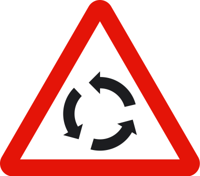 Hot Selling Spain Warning Traffic Sign Road Safety Sign