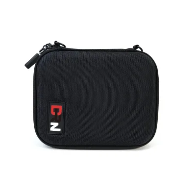 Durable Black Custom Eco-Friendly CD Disc Storage Case with Oxford & EVA Material Portable for Travel Protects 1 Disc