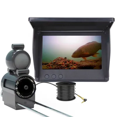 Suitable for Ice Fishing Raft Fishing With Cable Wire Underwater Fish Finder Camera Fishing 4.3 Inch Screen Full Set