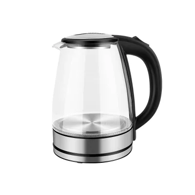 1500W 2.0L Glass Electric Kettle BPA Free Fast Boil Auto Shut Anti Dry Burn 360 Rotational Base
