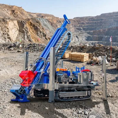 Long Service Life Core Drilling Exploration Rig Steel Track Powerful diamond Core Drilling Rig Machine for Gold Ore Prospecting