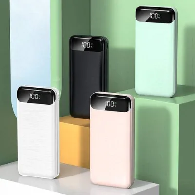 High Capacity10000mah Dual Port Power Bank Mini Slim Digital Display Mobile Charger Power Banks