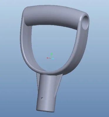 Custom D-shaped Plastic Handshake Shovel Handle Injection Molding Processing Made in China/Guatemala