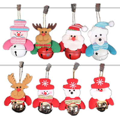 Christmas Decoration Gift with Bell and Small Pendant Luxury Christmas Ornaments