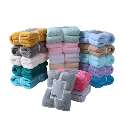 Coral Fleece Bath Towel SPA Towel Custom Quick Dry Soft Absorbent 70*140cm Microfiber Coral Fleece Printed Bath Towel