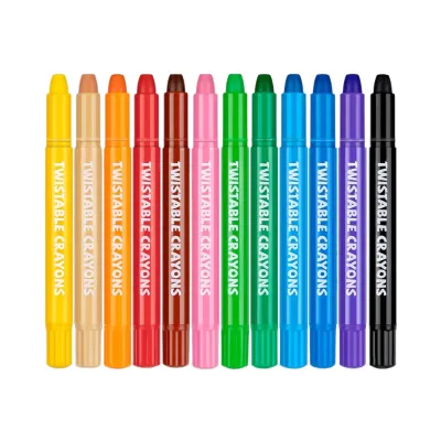Washable Twistable Crayons Super Silky Gel Crayons Set Jumbo Crayons Oil Pastel for Home School