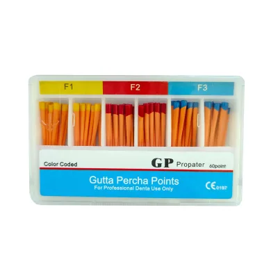 Excellent Radiopacity Dental Gutta Percha Points with Size F1 F2 F3 for Dental Root Canal Treatment