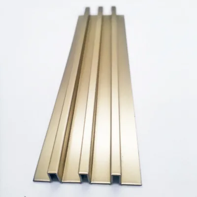 Factory Custom Stainless Steel Skirting Board Recessed Hidden Metal Baseboard for Commercial Building