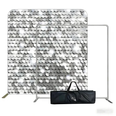 Good Quality Custom Lightweight Theme Display Wall Promotional Backdrop Stand Durable Easy Setup for Events