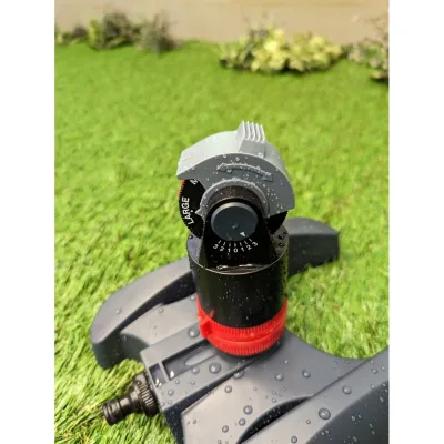 360 Gear Drive Water Sprinkler-6-Pattern Adjustable Spray Durable