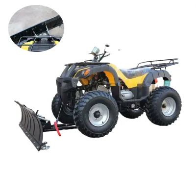 Hot Selling Snow Pusher in Winter  Electric Start Four-wheeled Ride-on Snowplow Snow Garden Winter Snow Clearing Machine