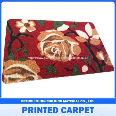 Polyester/Nylon Door Mat Printing Mixed Colors Home Outdoor Floor Home Door Mat