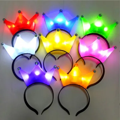 LED  Headband Light-Up Crown  Headband for Kids' Halloween & Christmas Party Decorations