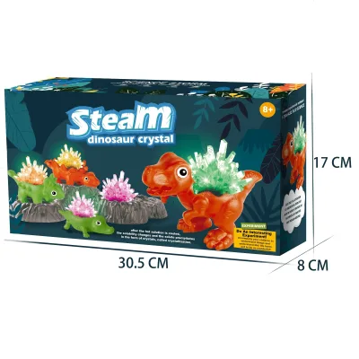 Grow the Crystal STEAM Dinosaur Set DIY Kids Toys Science Educational Toys