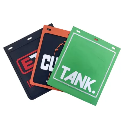Wear Resistant Custom Colors and Styles Molded Logo Available Heavy Equipment Mud Flap for Pick-up Truck SUV Van