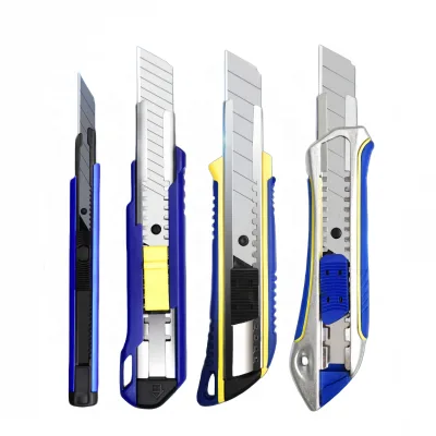 Utility Knife Wallpaper Box Cutter Small Alloy Pointed Knife Carving Knife 145mm 9mm Blade 30 Degree Aluminum Utility Knife