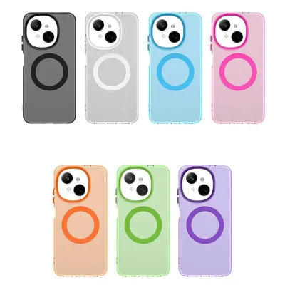 Matte Magnetic TPU Case for SPARK GO 1s 4G SPARK G0 2025 Soft-Touch Candy Colors Phone Cover for Tecno POP9 POP8 Cases