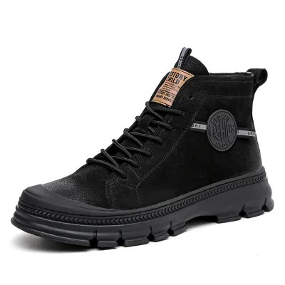 High Quality Stylish Martin Ankle Boots All Seasons Urban Environments Winter-Lace-Up Closure Rubber Insole Feature-Good Price
