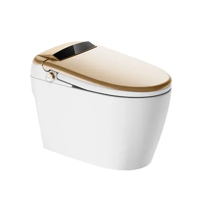 Floor Mounted Siphon Jet Emergency Flushing Auto Flusing Air Warm Water Heated Seat Smart Toilet