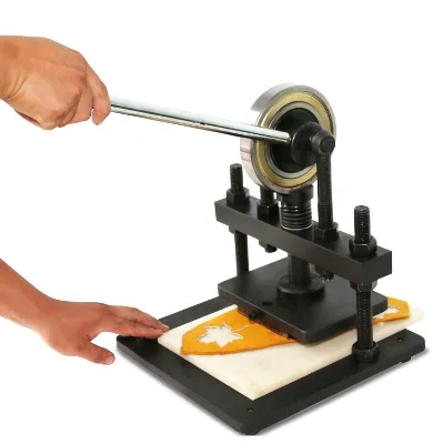 260*120mm Manual Die Cutting Machine Paper Leather Cutter