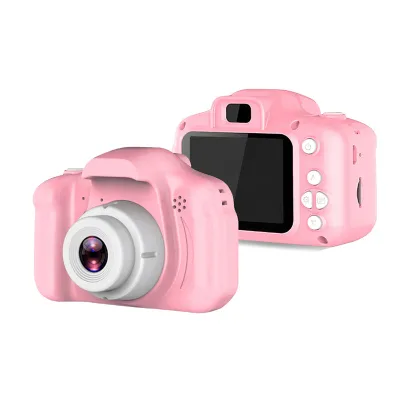 2021 Mini HD Children Camera Toys Outdoor 2.0 Inch Rechargeable Digital Camera Cartoon Toys for Kid