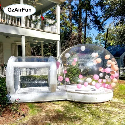 PVC Bouncy Dome House Transparent Inflatable Bubble House Children Balloon Bubble House