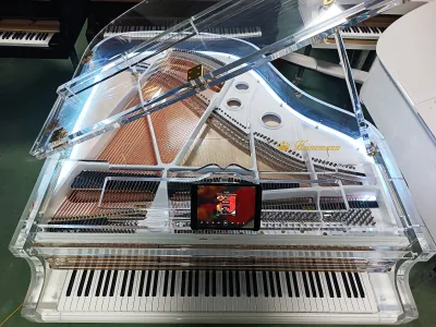 See-Through Grand Piano