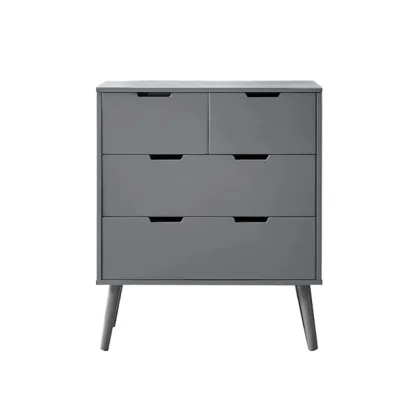 Lightweight 4 Drawer Chest with Portable Design for Rental Apartment Use