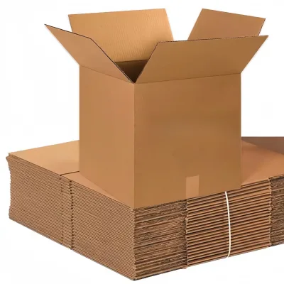 Custom Logo Flat Pack Folding Corrugated Shipping Boxes Mailer Box
