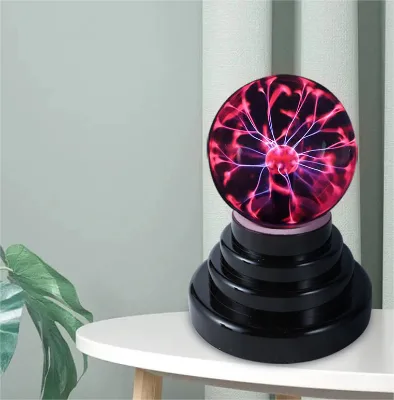 USB Plug-in Static Stylish Ambient Decor Plasma Lightning Lamp for Practical Christmas Holiday Present