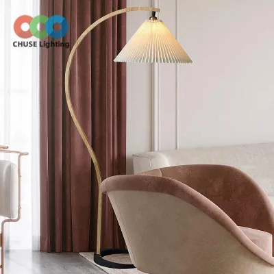 Danish Hundred Wrinkles LED Standing Light Floor Lamp for Living Room Bedroom & Hotel for Sofa Application