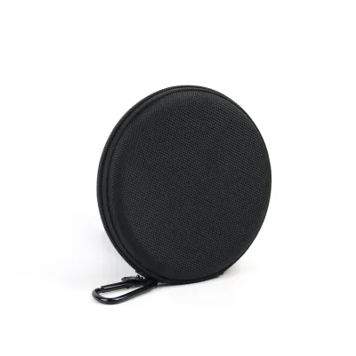 Custom EVA CD Case Molded Capacity Nylon Portable Shell Surface EVA Inner CD DVD Carrying case Bag