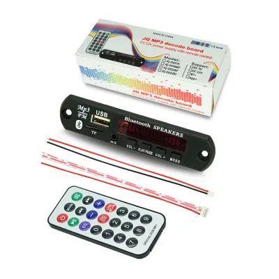 Bluetooth Audio Module Board 12V Design for Speakers, FM Radio bluetooth Circuit Decoder Module with Mic