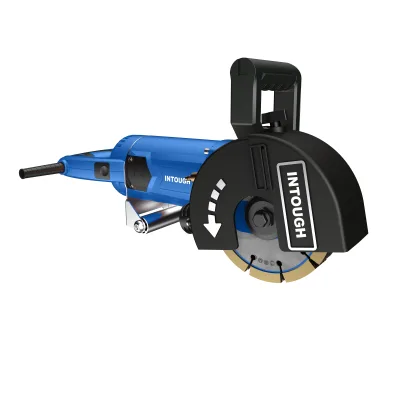 INTOUGH 2400W 135mm Multi Blade Portable Slotting Machine Electric Wall Chaser Grooving Cutting Machine for Concrete Brick