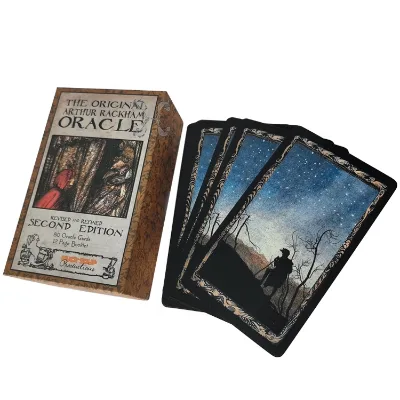 Hoe Nay One Stop Service Both Sides Customized Standard Tarot Size Oracle Card Deck Printing for Funding Project