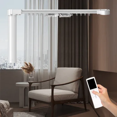 Electric Curtain Track Intelligent Automatic Voice APP Remote Control Flexible Living Room Window Customization