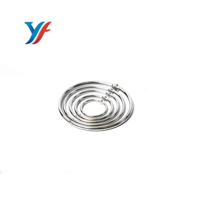YF Brand SGS Certified Metal Book Ring/Loose Leaf Ring/Binder Ring-Different Sizes Silver Nickel Plated for Stationery File Use