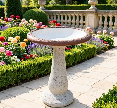Terrace Bird Baths Cheap Modern Fiberclay Bird Bath