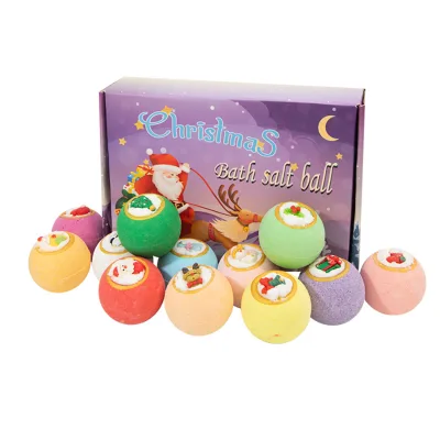 Customized Natural Natural Bath Fizzies Gift Set Safe Kids' Bubble Bath Balls for Halloween Christmas Birthday-Surprise Gift